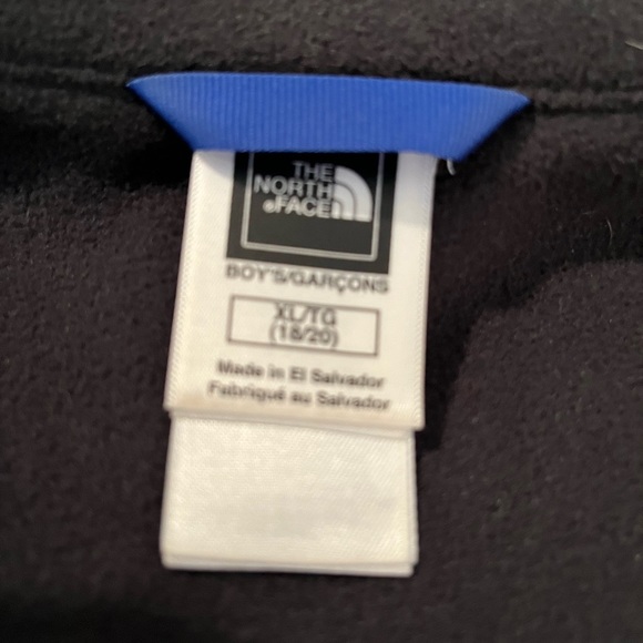 The North Face Boys black lightweight coat/jacket Size 18-20 - Picture 3 of 4